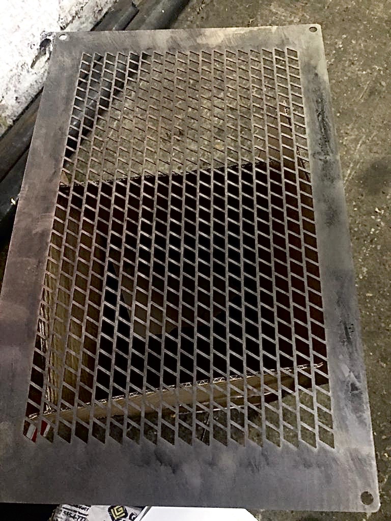 Вентиляционная решетка, изготовленная методом лазерной резки